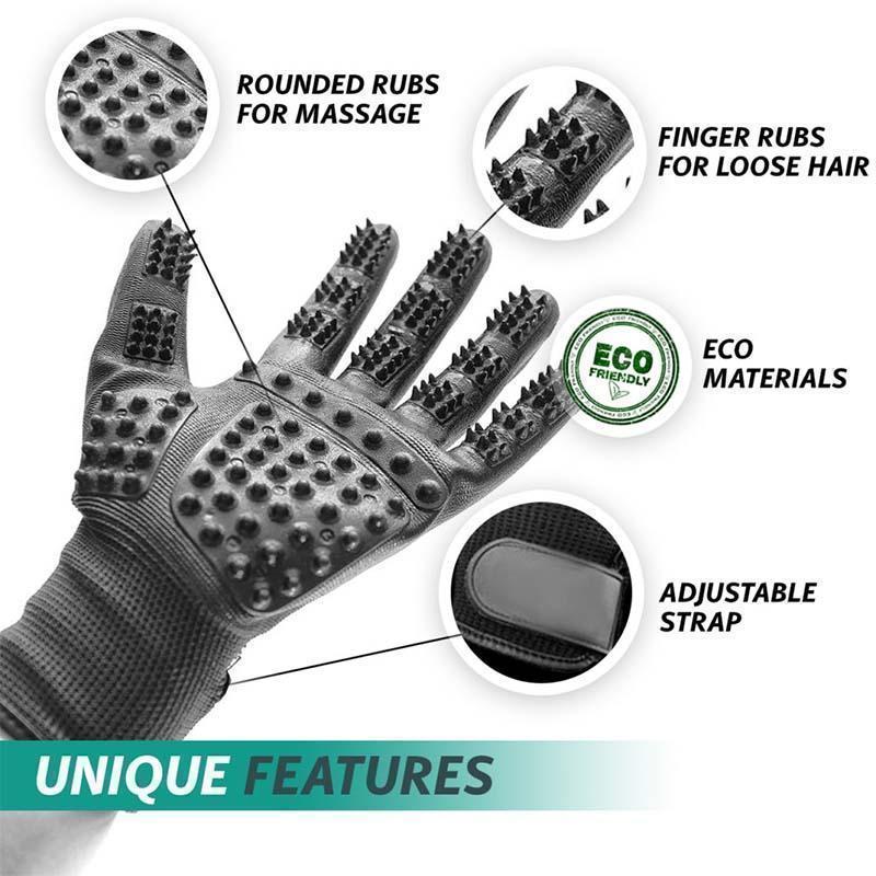 Pet Grooming Gloves For Cats, Dogs & Horses(Buy 2 pairs only $24.99)