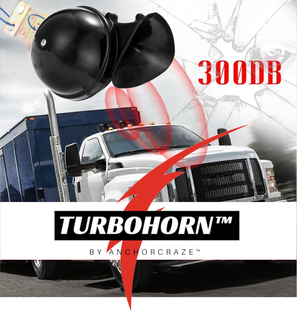 300DB Train Horn For Trucks "The loudest horn I have ever heard in my LIFE!"