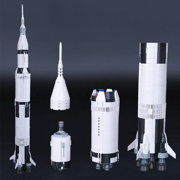 đ50% OFFđ Apollo Saturn V Model Building Blocks(BUY 2 FREE SHIPING)