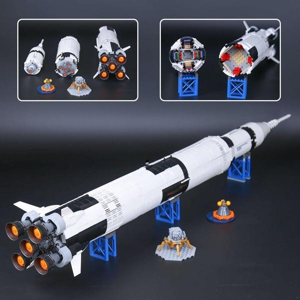 đ50% OFFđ Apollo Saturn V Model Building Blocks(BUY 2 FREE SHIPING)