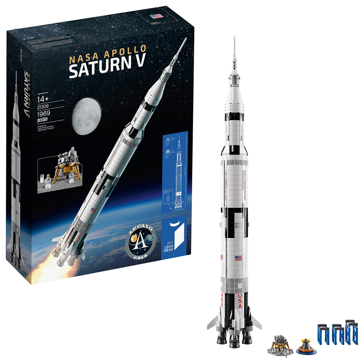 đ50% OFFđ Apollo Saturn V Model Building Blocks(BUY 2 FREE SHIPING)