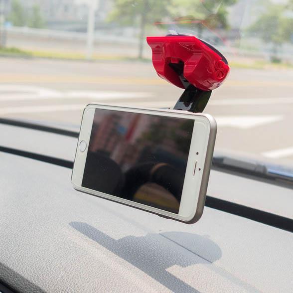 Sports car phone holder
