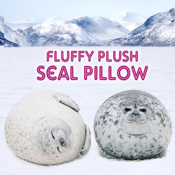 (Buy 2 Get Free Shipping)Fluffy Plush Seal Pillow