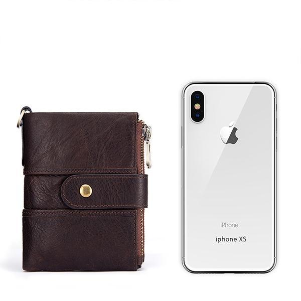 Genuine Leather Anti-theft Retro Wallet With Chain (Buy 2 for free shipping)