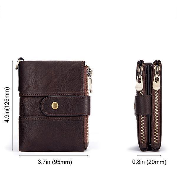 Genuine Leather Anti-theft Retro Wallet With Chain (Buy 2 for free shipping)