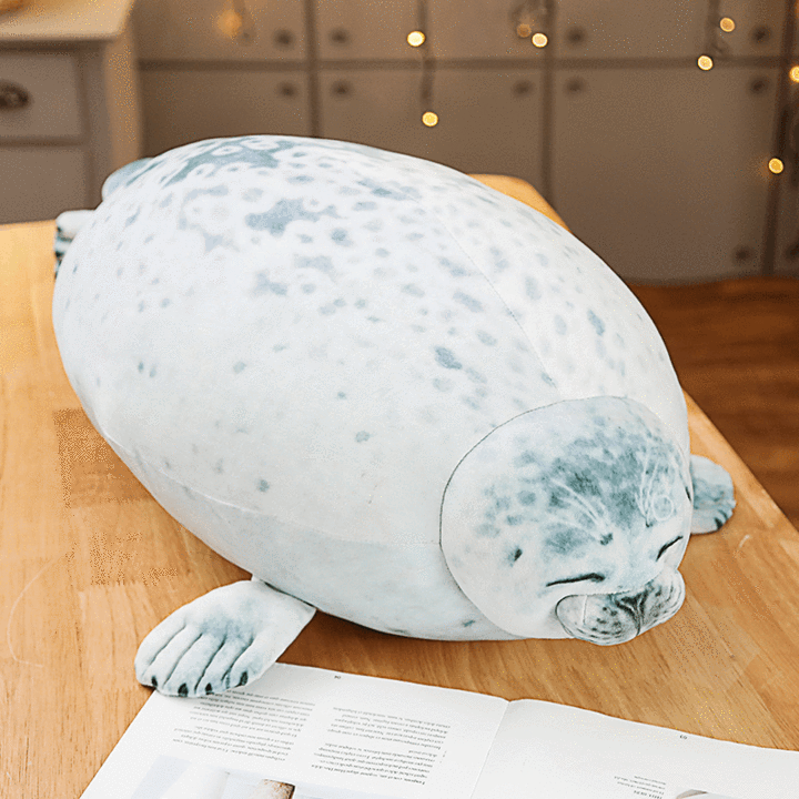 (Buy 2 Get Free Shipping)Fluffy Plush Seal Pillow