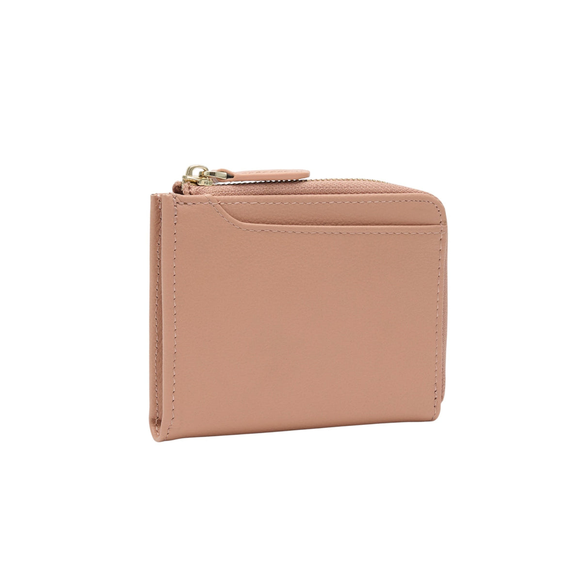 Zip-fastening wallet|Soft Leather