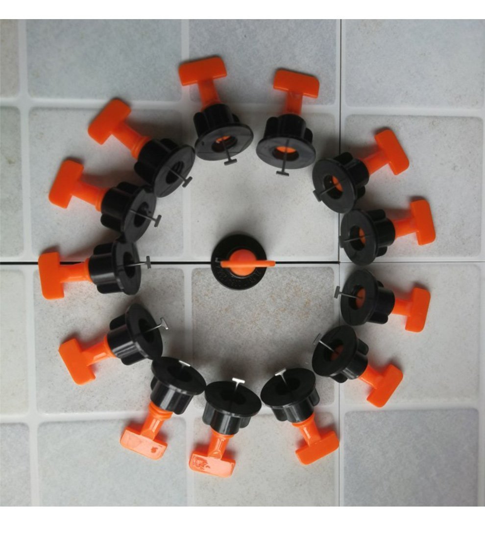 Reusable Anti-Lippage Tile Leveling System(50Pcs A Bag)