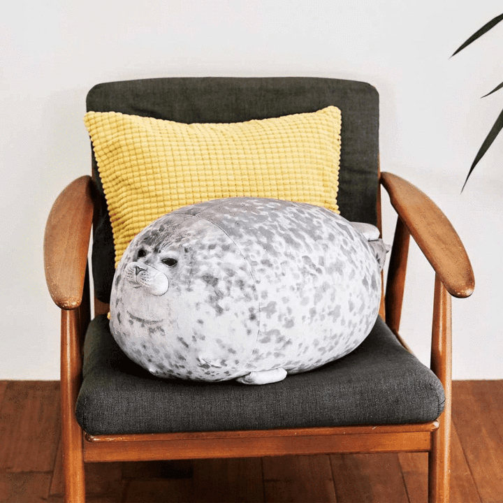 (Buy 2 Get Free Shipping)Fluffy Plush Seal Pillow