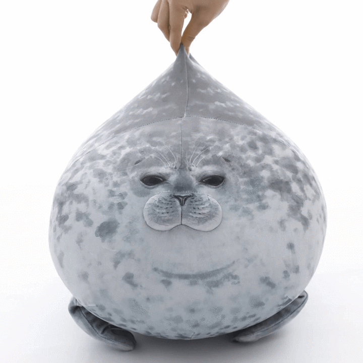 (Buy 2 Get Free Shipping)Fluffy Plush Seal Pillow