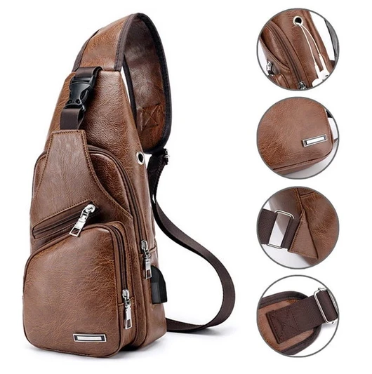 Leather Sling Bag ( Free Shipping )