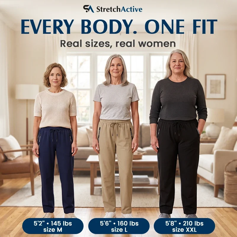 StretchActive - Women's Ultra Soft Stretch EveryWear Pants