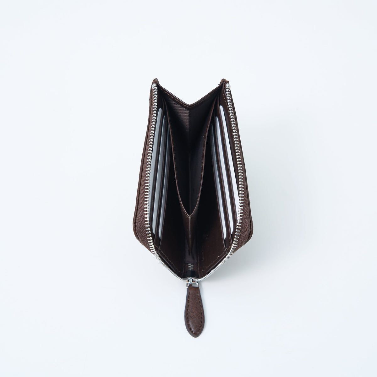 Zip-fastening wallet｜Soft Leather