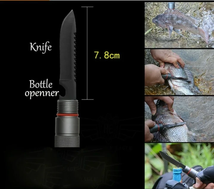 15IN1 five-section tactical trekking pole (50%OFF+free shipping)