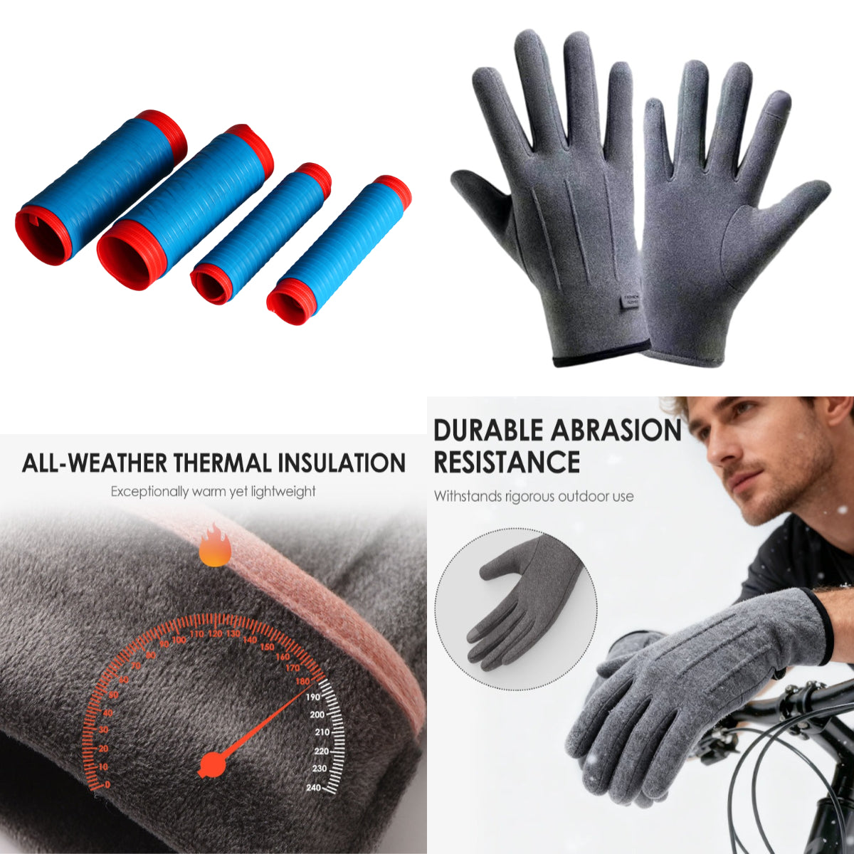 🔥Hot Sale Deals-Universal Silicone Handlebar & Brake Lever Grip Covers