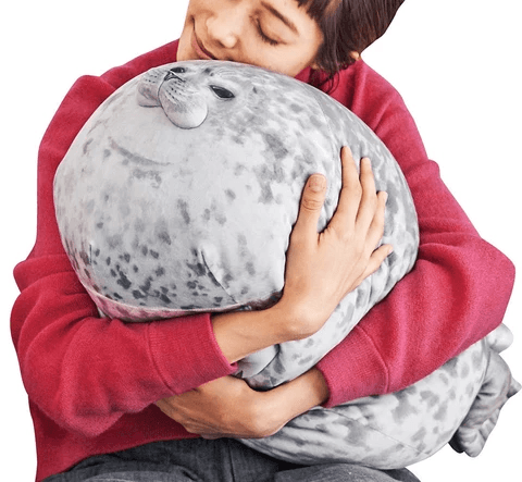 （Buy 2 Get Free Shipping）Fluffy Plush Seal Pillow