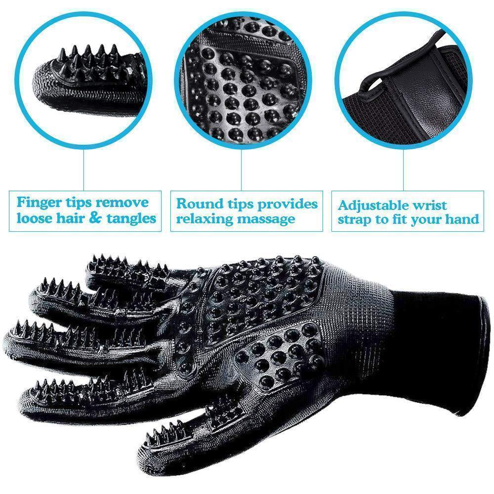 Pet Grooming Gloves For Cats, Dogs & Horses(Buy 2 pairs only $24.99)